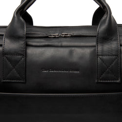 Leather Laptop Bag Black Frazer