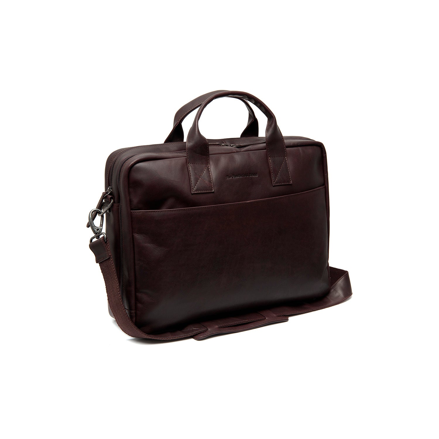 Leder Laptoptasche Braun Frazer