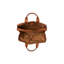 Sac d'Ordinateur en Cuir Cognac Frazer