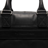 Leather Laptop Bag Black Fabian