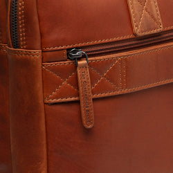 Leren Laptoptas Cognac Fabian