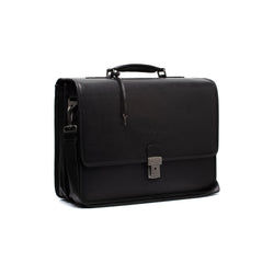 Sac d'ordinateur en Cuir Noir Glenwood