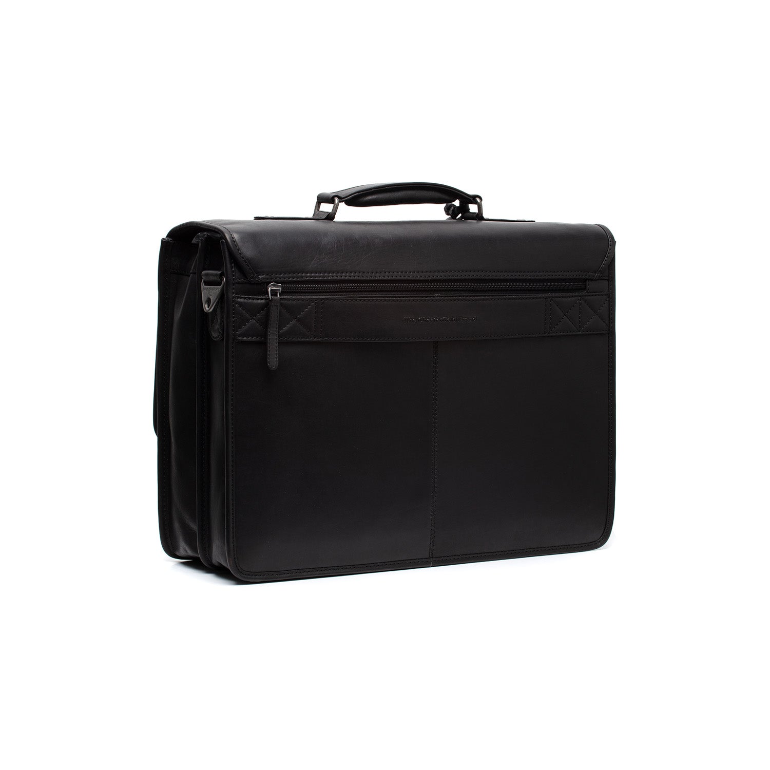 Leder Laptoptasche Schwarz Glenwood