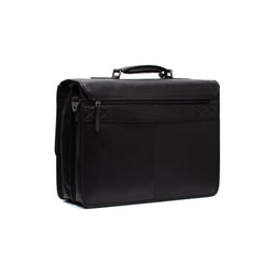 Sac d'ordinateur en Cuir Noir Glenwood