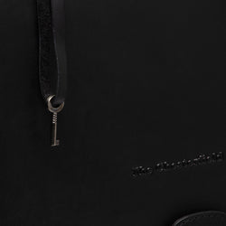 Sac d'ordinateur en Cuir Noir Glenwood