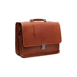 Sac d'ordinateur en Cuir Cognac Glenwood