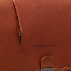 Leather Laptop Bag Cognac Glenwood