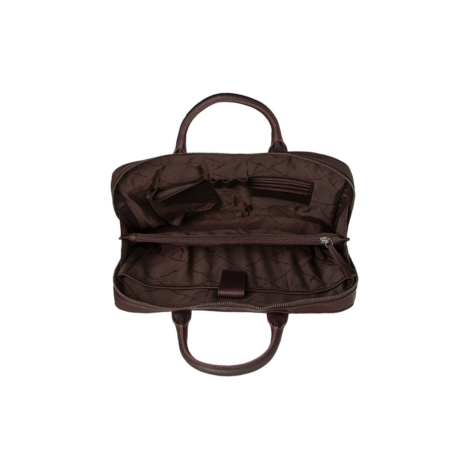 Sac d'ordinateur en Cuir Marron Tilbury