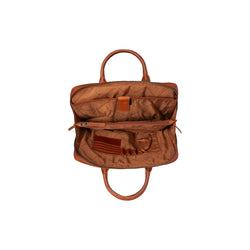 Sac d'ordinateur en Cuir Cognac Tilbury