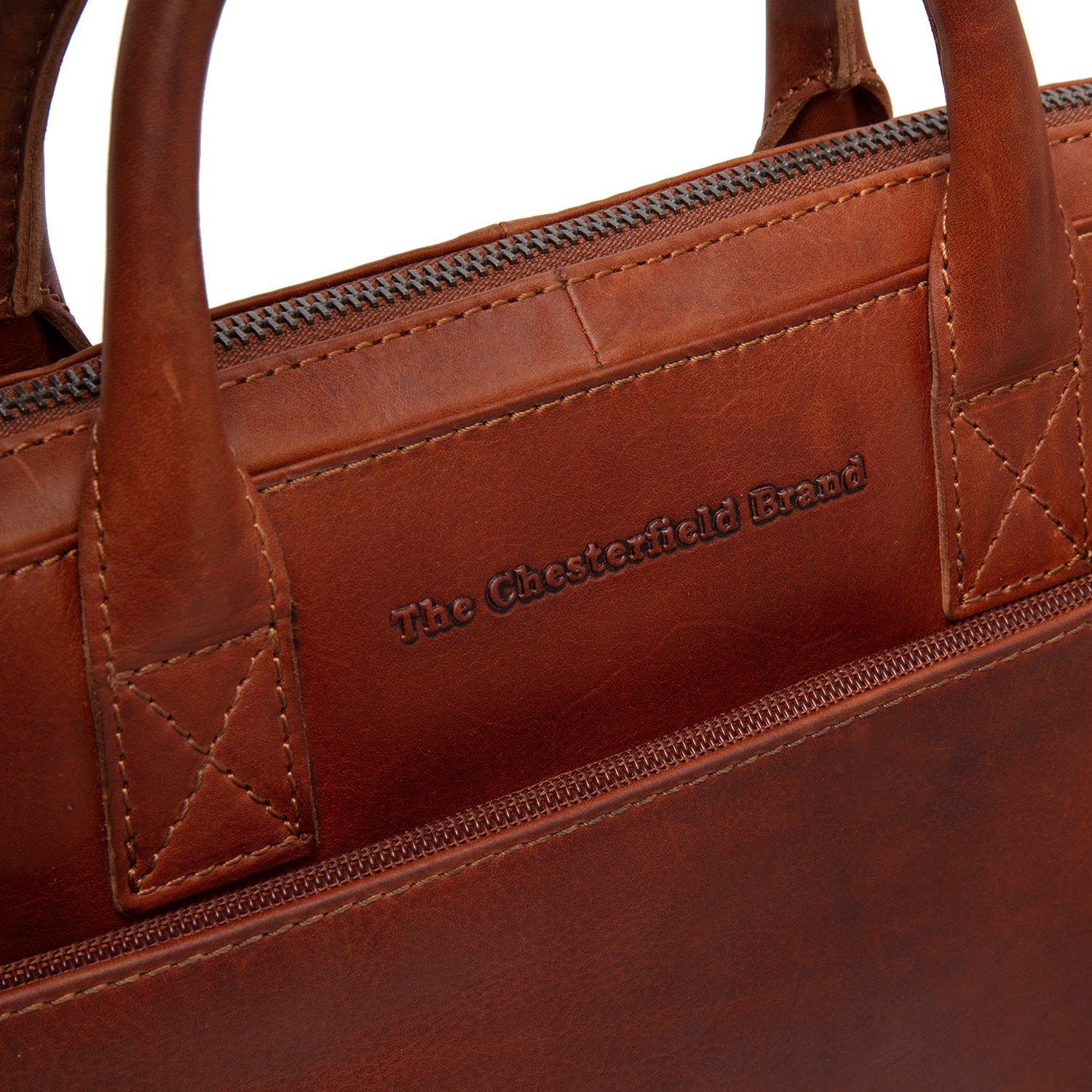 Leather Laptopbag Cognac Tilbury