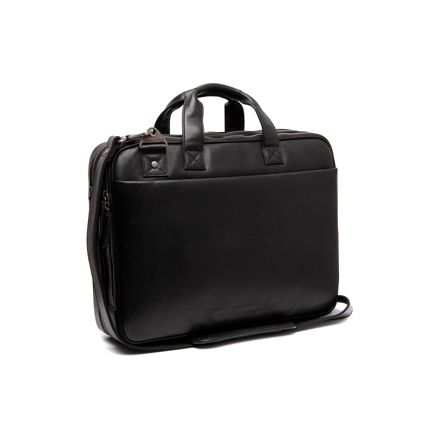 Leder Laptoptasche Schwarz Iseo