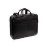 Leder Laptoptasche Schwarz Iseo