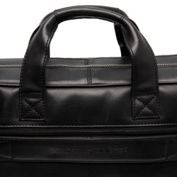 Leder Laptoptasche Schwarz Iseo