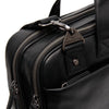 Leather Laptop Bag Black Iseo