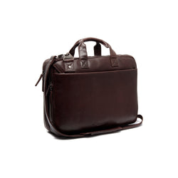 Leather Laptop Bag Brown Iseo