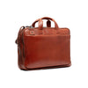 Leather Laptop Bag Cognac Iseo