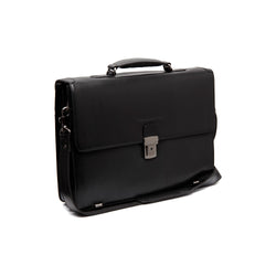 Leder Laptoptasche Schwarz Salvatore