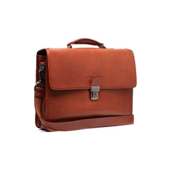 Sac d'ordinateur en Cuir Cognac Salvatore