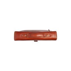 Leren Laptoptas Cognac Salvatore