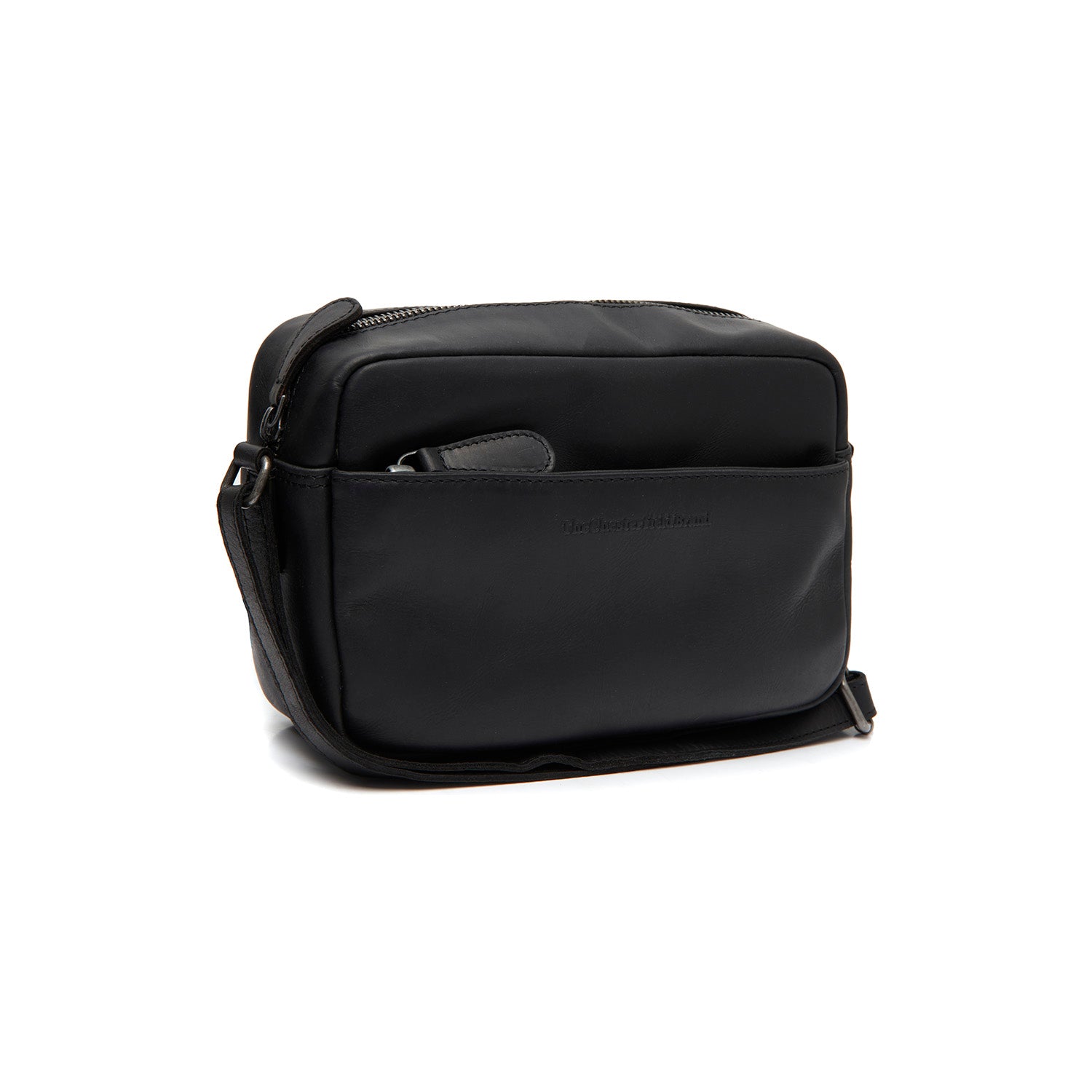 Leather Shoulder Bag Black Arona