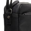 Leather Shoulder Bag Black Arona