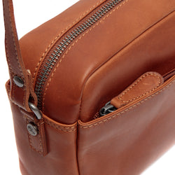 Leather Shoulder Bag Cognac Arona