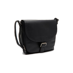 Leather Shoulder Bag Black Lucian