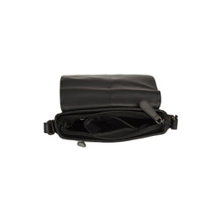 Leather Shoulder Bag Black Lucian