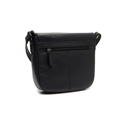 Leather Shoulder Bag Black Lucian