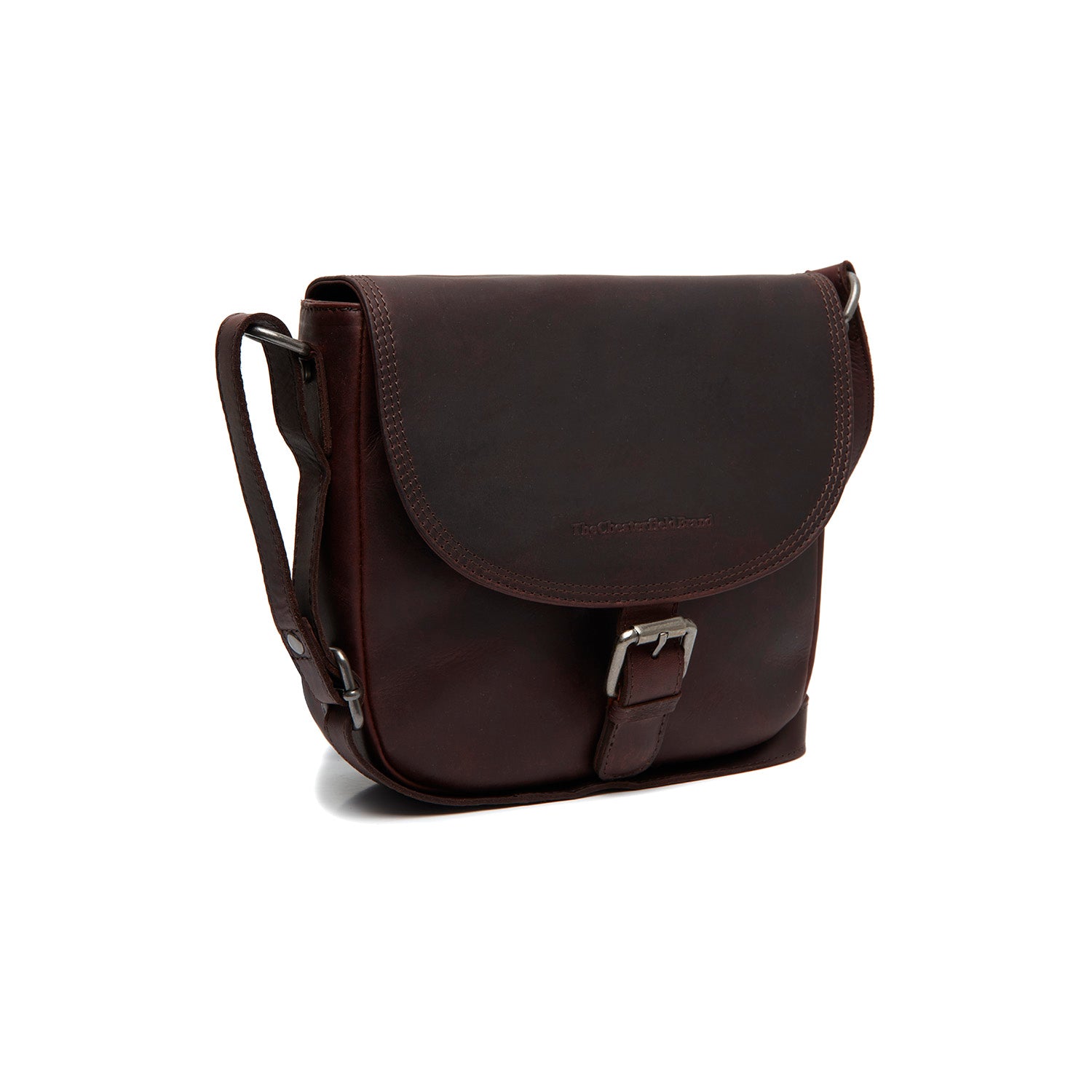 Leather Shoulder Bag Brown Lucian