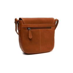 Sac Bandoulière en Cuir Cognac Lucian