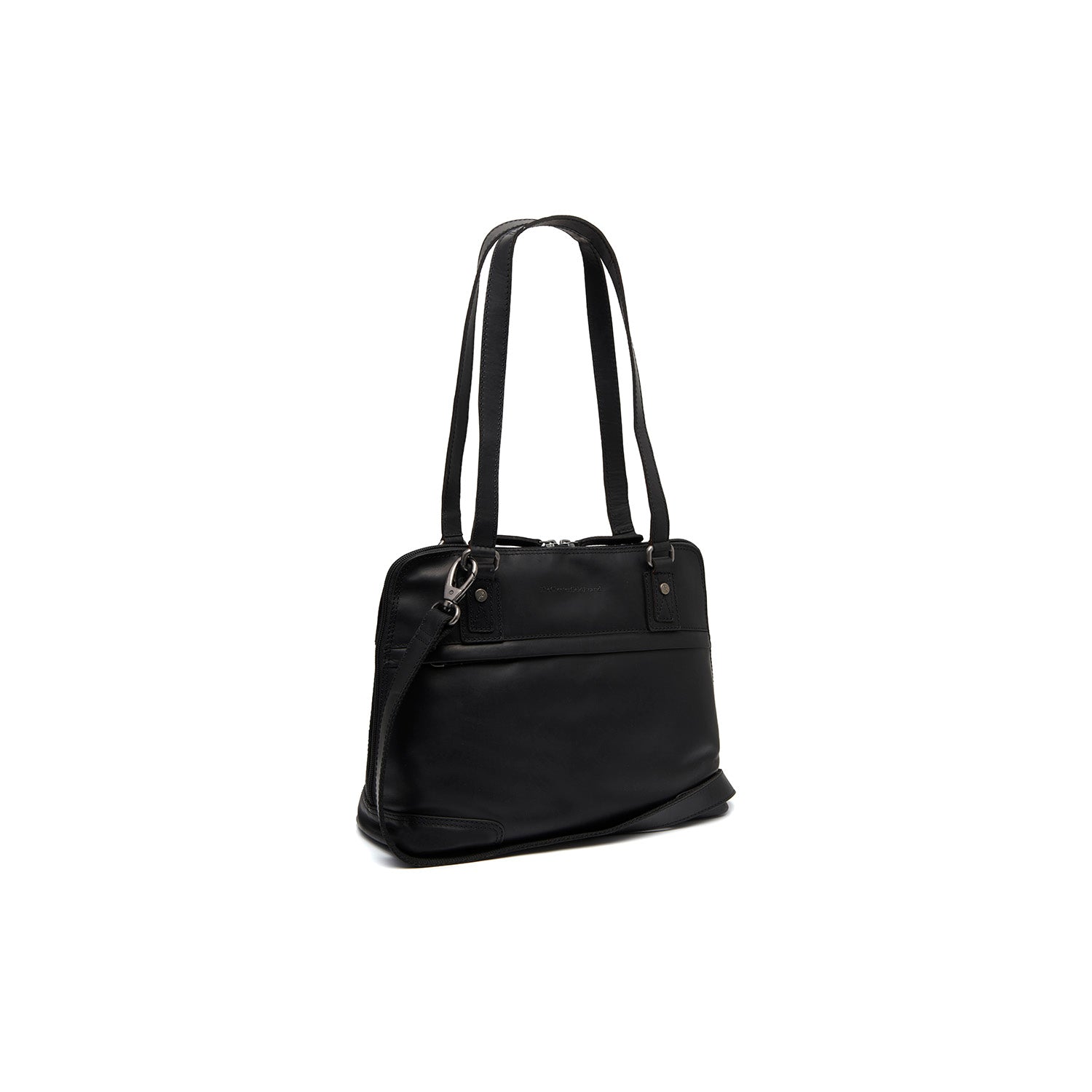 Leather Shoulder Bag Black Belgrado