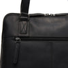 Leather Shoulder Bag Black Belgrado