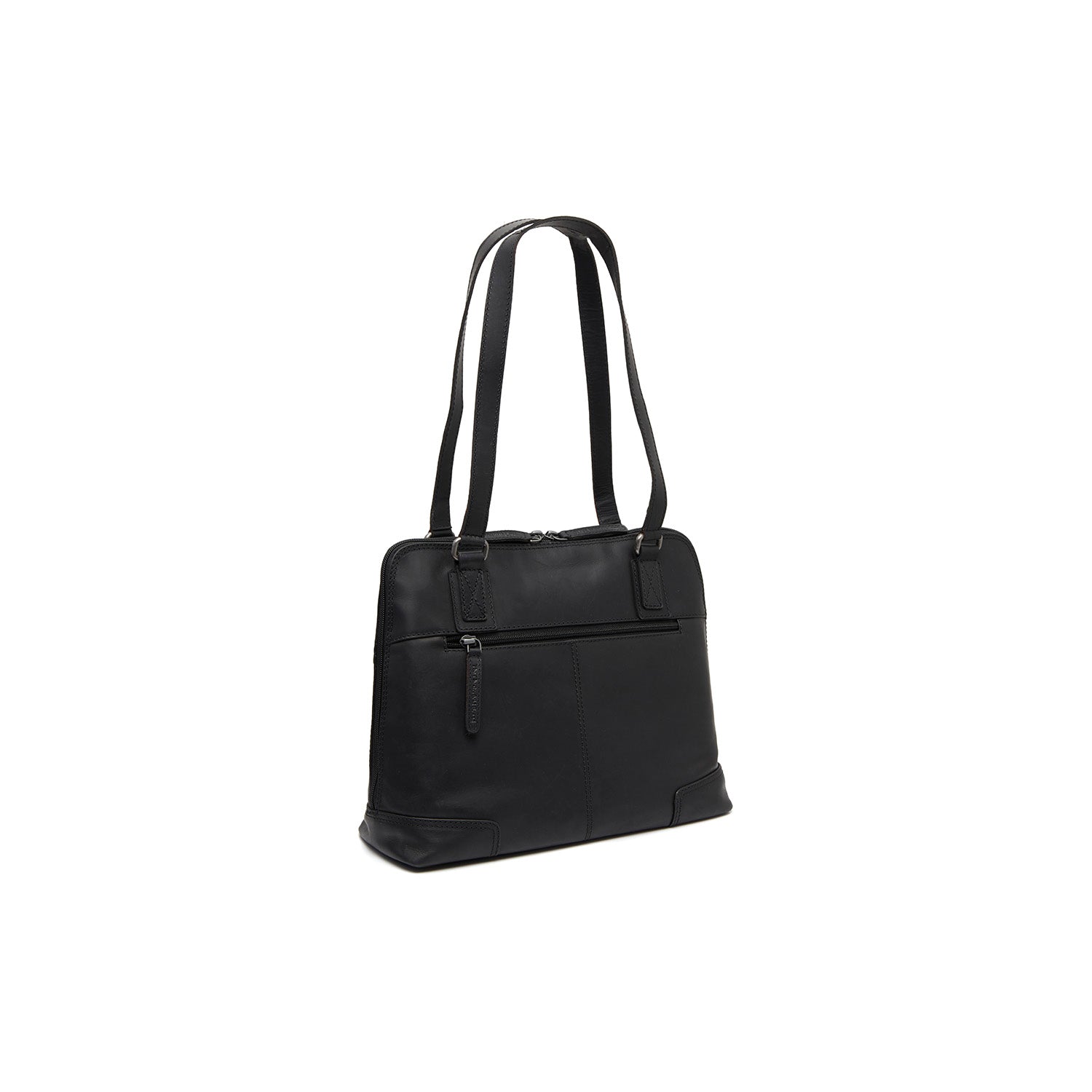 Leather Shoulder Bag Black Belgrado