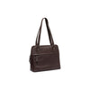 Leather Shoulder Bag Brown Belgrado