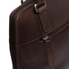 Leather Shoulder Bag Brown Belgrado