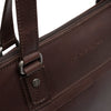 Leather Shoulder Bag Brown Belgrado