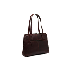 Leather Shoulder Bag Brown Branson