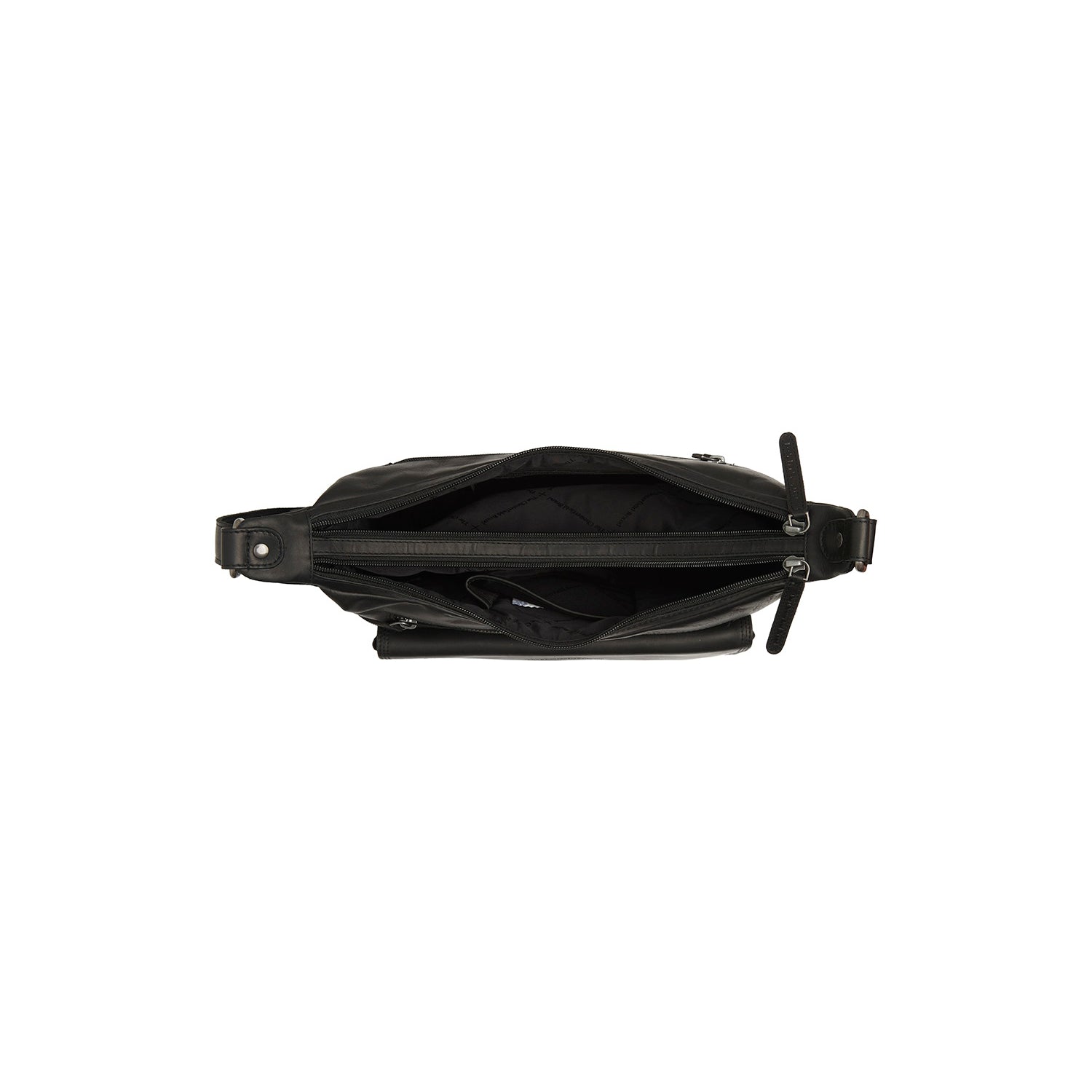 Leather Shoulder Bag Black Bryson