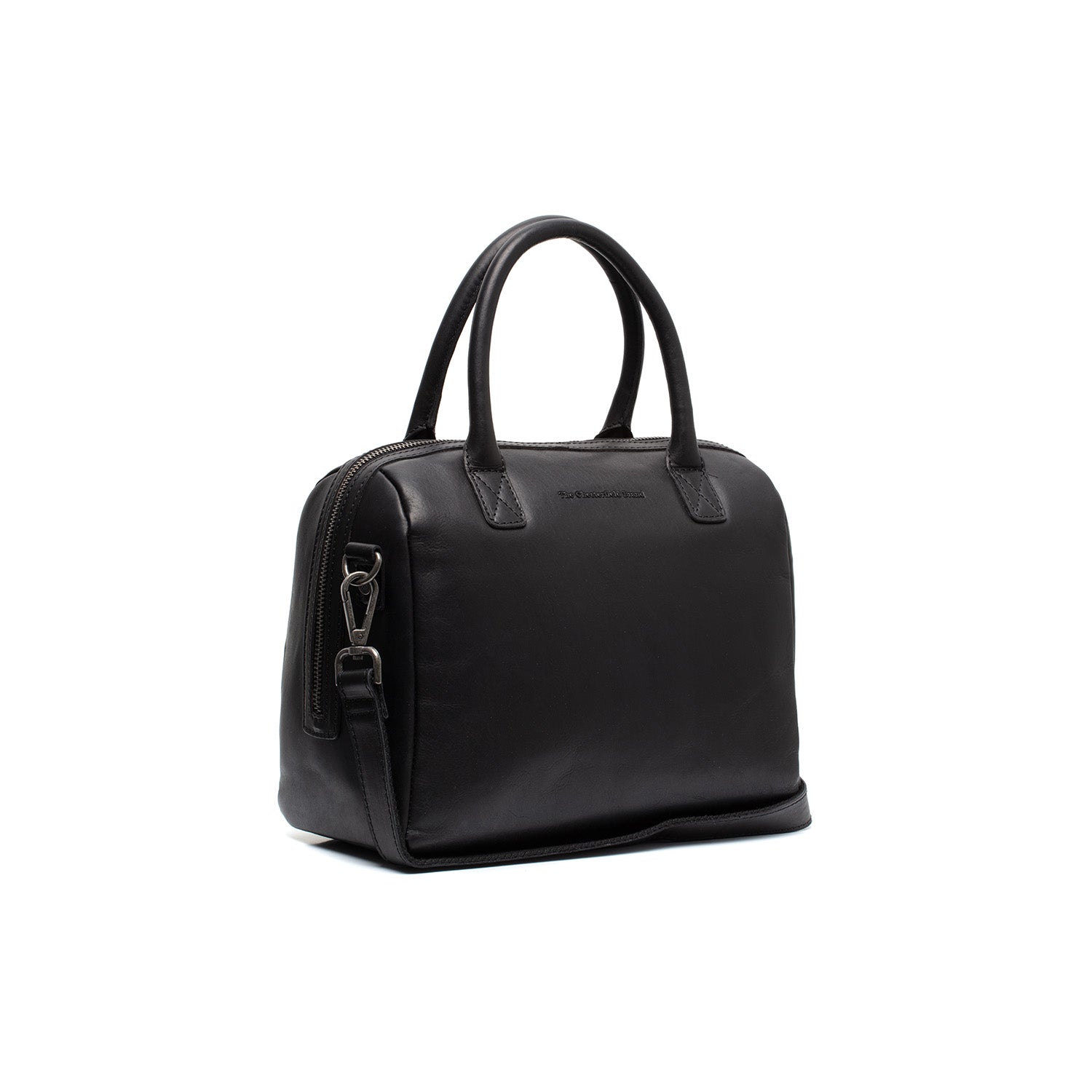 Leather Shoulder Bag Black Langton