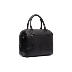 Leather Shoulder Bag Black Langton