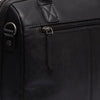 Leather Shoulder Bag Black Langton