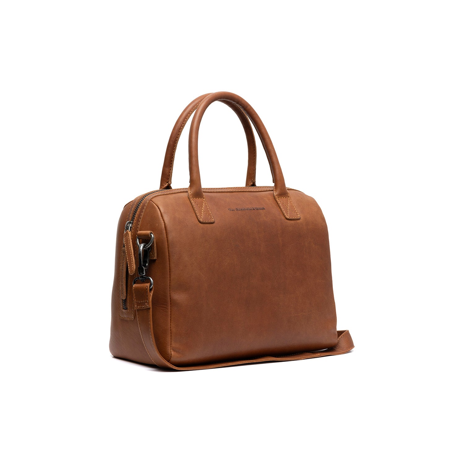 Leather Shoulder Bag Cognac Langton