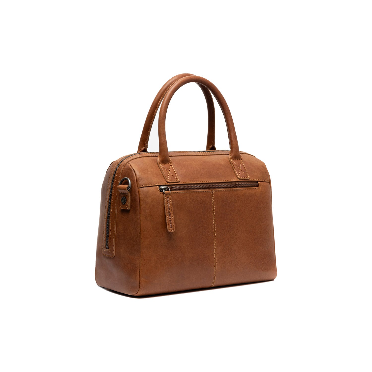 Leather Shoulder Bag Cognac Langton