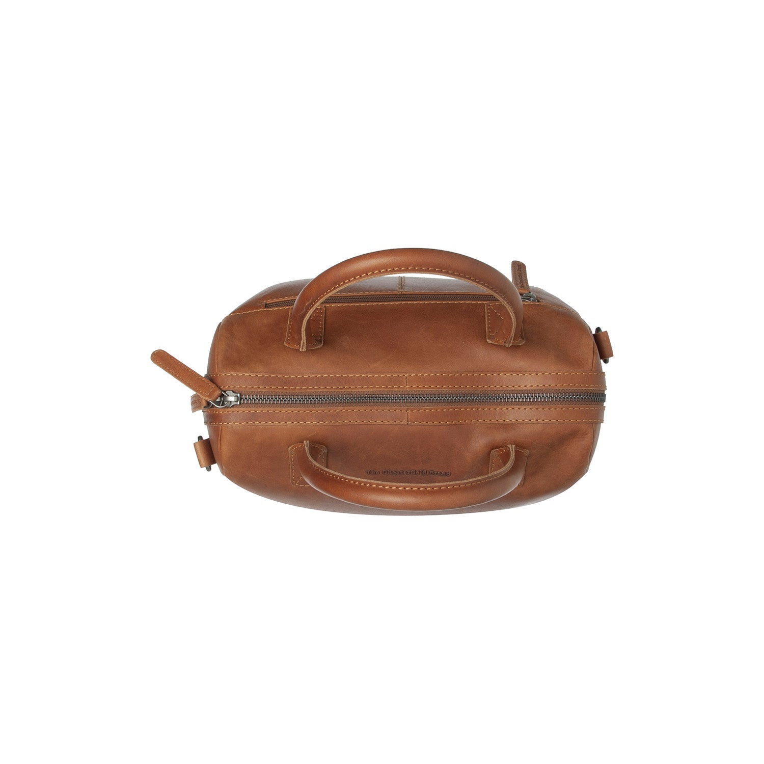 Leather Shoulder Bag Cognac Langton