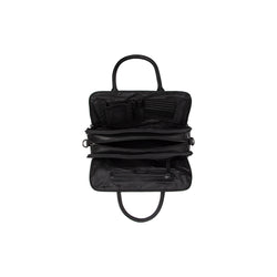 Leather Shoulder Bag Black Layton