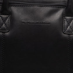 Leather Shoulder Bag Black Layton