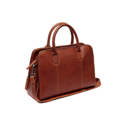 Leren Schoudertas Cognac Layton