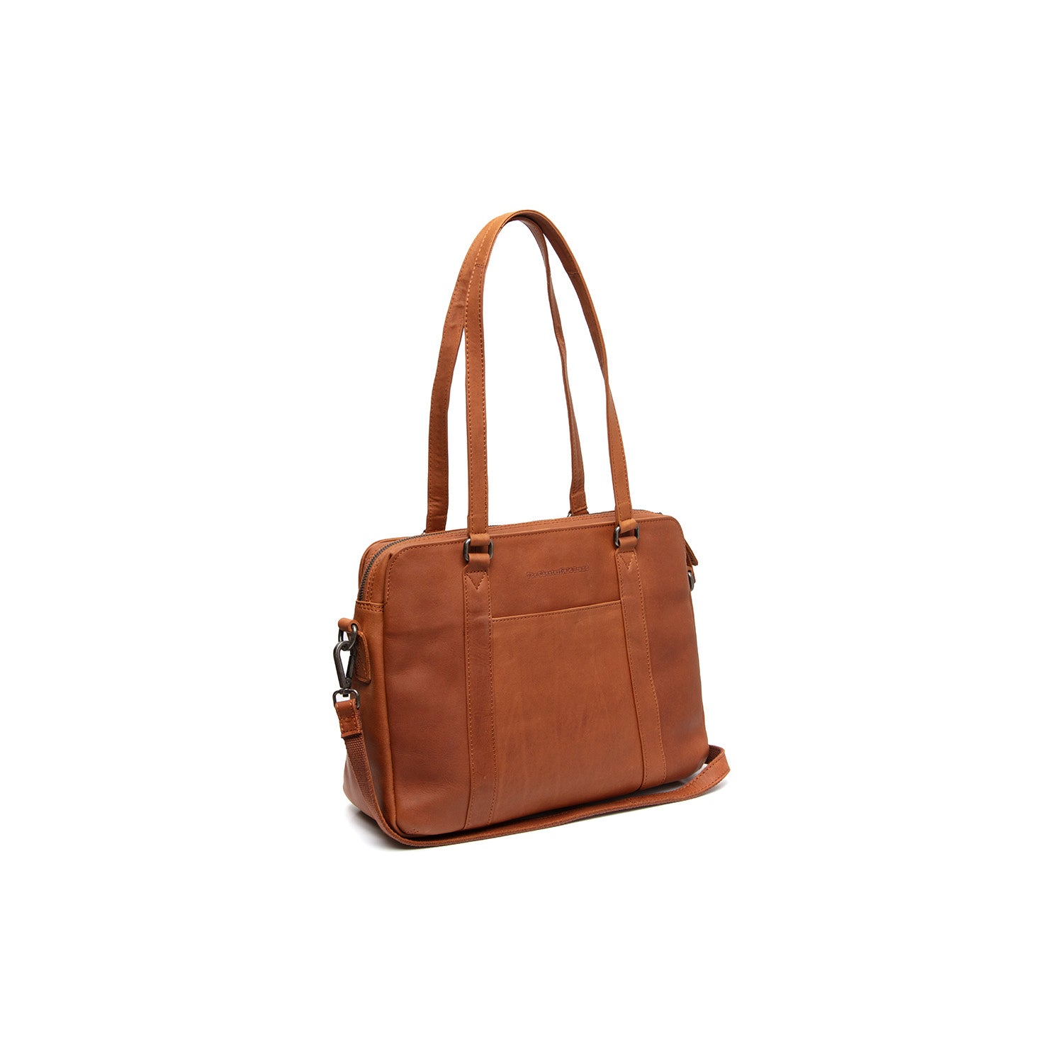 Leather Shoulder Bag Cognac Pretoria