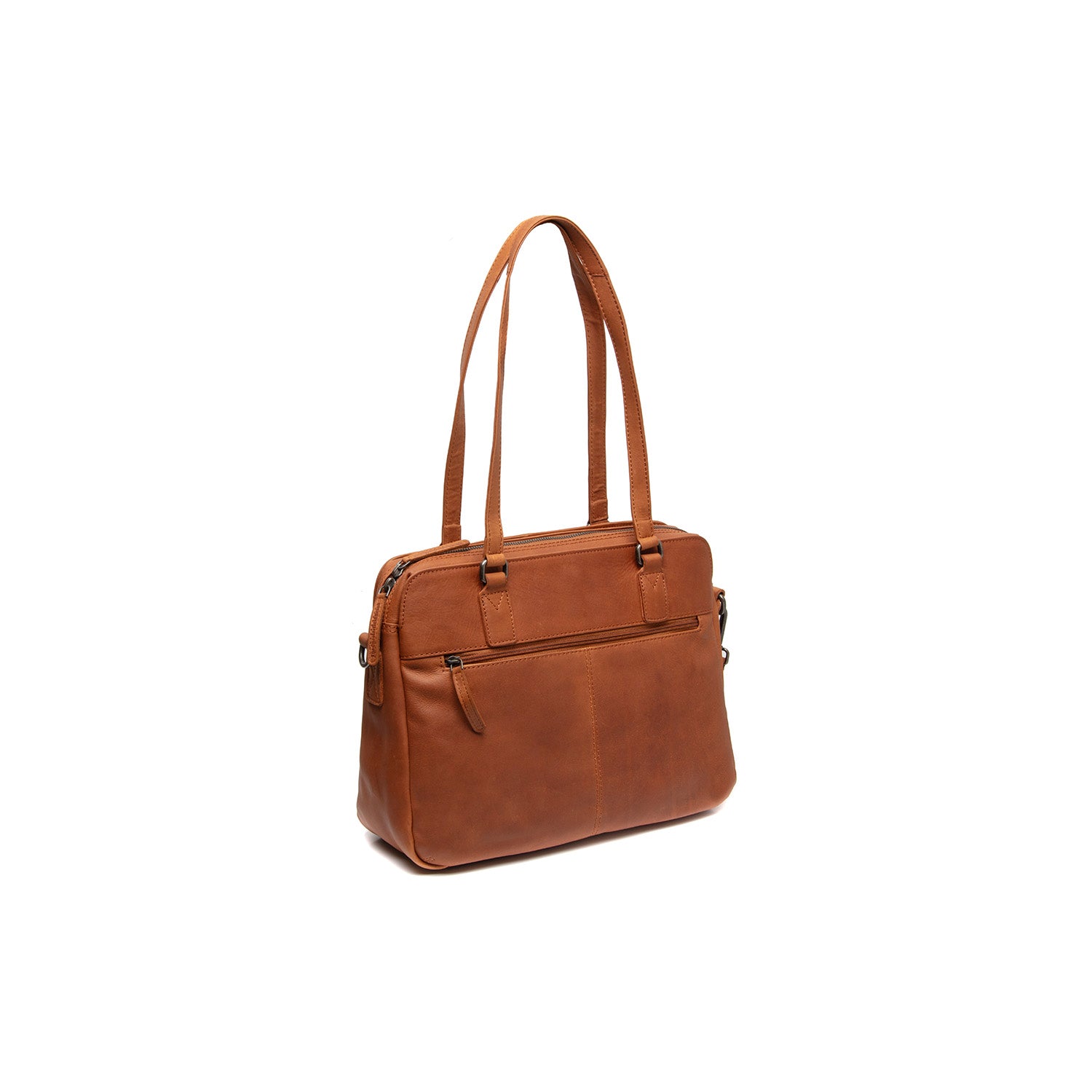 Leather Shoulder Bag Cognac Pretoria